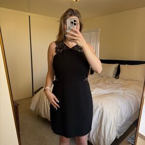 Express Black Halter Sheath Dress
